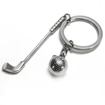 Rdd Creative Sporting Golf Club Ball Silver Metal Keychain Gift Novelty Holidays. Fixed Price $6.99.