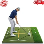 Golf Mat With Dual Turf Hitting Standing Guide-line & Swing Path. Fixed Price $140.99.