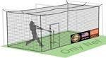 Batting Cage 55'L/35'L/20'L, Fully Enclosed Baseball & Softball Netting. Fixed Price $359.99.