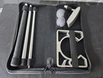 Indoor Golf Practice Putter Set Case Office Travel 2 Balls Hole. Fixed Price $14.99.