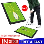 Swing Mat Golf Divot Board For Path Training Indoor Practice Green Tl. Fixed Price $44.16.