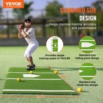 Vevor 10X3.8 Baseball Softball Hitting Batting Mat, Indoor/outdoor Anti-slip. Fixed Price $165.90.