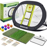 Ultra-stable Golf Chipping Net Set With Pop-up 3 Targets Mat Kit. Fixed Price $57.20.