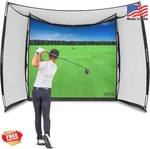 Gosports Range Cage 10 Ft X 8 Golf Net Indoor Outdoor Practice Hitting Mat. Fixed Price $503.99.