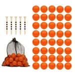 Bac-kitchen 40 Pack Foam Golf Practice Balls Realistic Feel 1.6", Orange. Fixed Price $31.70.