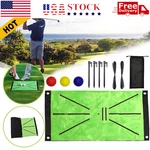 Velvet Golf Training Mat Swing Detection Practice Hitting Aid Game Pad. Fixed Price $14.24.