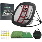 Chipping Net Set With Mat & 12 Practice Balls All-in-golf Training Kit.... Fixed Price $47.60.