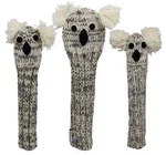 Sunfish Koala Animal Knit Wool Golf Headcover Set - Driver, Fairway, Hybrid. Fixed Price $100.00.