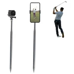 Golf Monopod Selfie Stick, Portable Phone Camera Spike Stake For Recording Yo.... Fixed Price $26.64.