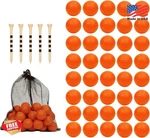 Bac-kitchen 40 Pack Orange Foam Golf Practice Balls Kids Training Set. Fixed Price $29.99.