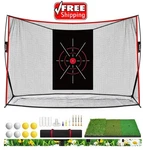 10X7 Ft Heavy Duty Golf Practice Net For Indoor/outdoor Training & Chipping. Fixed Price $180.00.