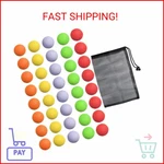 Bac-kitchen 40 Pack Foam Golf Practice Balls Realistic Feel And Limited Flight. Fixed Price $21.95.