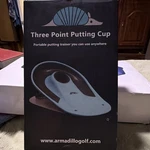 Armadillo Golf Three Point Putting Cup Portable Blue Trainer For. Fixed Price $12.46.