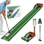 Best Golf Putting Green Indoor Mat With Auto Ball Return, Solid Wood Base And. Fixed Price $133.67.
