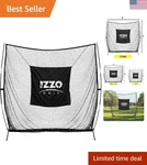 Oversized 12' X 10' Titan Golf Hitting Net - Easy Setup & Strong Support. Fixed Price $116.01.