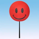 Tops Red Happy Smiley Face Car Antenna Ball - Thin Fit (new). Fixed Price $7.99.