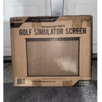 Gosports 10FT X 7FT Golf Simulator Screen Net White Portable Indoor/outdoor. Fixed Price $89.99.
