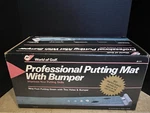 Jef World Golf JR-111 9 Foot Professional Putting Mat With Bumper & 2-HOLES. Fixed Price $24.99.