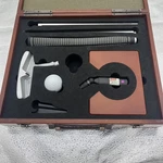 Indoor Golf Practice Putter Set Case Orbit Office Travel Balls Hole. Fixed Price $20.00.