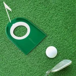 Indoor Outdoor Golf Putting Cup With Hole Flag Training Putter Practice Aid. Fixed Price $7.82.