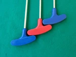 Lot Of 3 Junior Mini Golf Putters Rubber Heads Lh Clubs. Fixed Price $79.00.
