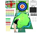 Golf Chipping Game Set,indoor Outdoor Putting Green Mat,target Practice,training. Fixed Price $75.15.