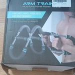 Adjustable Power Twister Steel Arm Trainer Non-slip Handles Black/blue. Fixed Price $18.99.