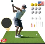 Shopsource 5X4FT Golf Hitting Mat 21MM Artificial Turf Green Eva Foam. Fixed Price $117.99.