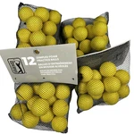 Nwt 48 Pga Practice Golf Balls Tour Dimpled Yellow Foam Packs Of 12 Mesh Bag. Fixed Price $25.50.