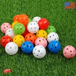 Joyberg Practice Golf Balls 24 Pack 42MM Plastic Multicolor Hollow Design. Fixed Price $13.99.