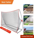 Golf Practice Hitting Net 10X7 Ft - Perfect For Indoor & Outdoor Swing Training. Fixed Price $165.99.