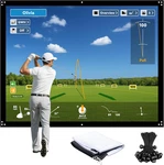 9X7FT Golf Simulator Impact Screen For Training, 14 Gromment Holes,durable Proje. Fixed Price $158.83.