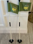 Augusta Masters Golf Putting Cup Flags Set Of 2. Fixed Price $125.00.
