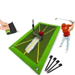 Roll-up Golf Practice Mat Realistic Turf For True Ball Flight, Shock-absorbing. Fixed Price $16.89.