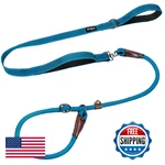 Fida 2-IN-1 Slip Leads For Dogs With Double Handles, Tangle Free Leash Large. Fixed Price $44.16.