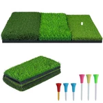 Newcare Golf Hitting Mat, 3-IN-1 Foldable Grass Tri-turf Practice Training. Fixed Price $40.22.