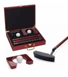 Ace Executive Golf Mini Putting Set 2007 Country Club Wood Boxed E9. Fixed Price $59.99.
