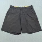 Lululemon Shorts Mens 36 Comic Black Gray Stripe Golf Walking Chino. Fixed Price $12.92.