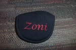 Slightly Used Zoni Universal Mallet Putter Headcover Black. Fixed Price $6.00.