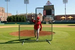 Jones-sports Professional L-screen Baseball Safety Frame And Net Pitcher. Fixed Price $364.99.