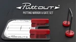 Puttout Putting Mirror Trainer And Alignment Gate, New. Fixed Price $50.99.