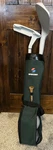 Sportcraft Monster Golf Set Complete Wedge, Putter, Tee, 2 Balls And Rope. Fixed Price $292.50.