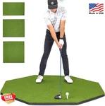 Gosports Elite 5X5 Green Golf Hitting Mat Indoor Outdoor Practice Synthetic Turf. Fixed Price $335.99.