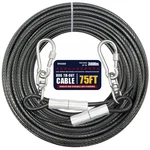 75FT Dog Tie Out Cable Extra Long Heavy Duty Chew-proof Lead For Medium & L.... Fixed Price $43.17.