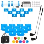 Jiifo Golf Game 2 Clubs 9 Buckets Outdoor. Fixed Price $154.99.