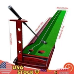 Indoor Golf Putting Green Practice Mat Exerciser W/auto Ball Return Training Aid. Fixed Price $56.23.