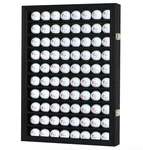 Golf Ball Display Case 80 Black Pga Clubhouse Wall Cabinet Rack Lock Box Holder. Fixed Price $147.88.