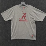 Alabama Crimson Tide Mens Small Gray Ncaa Football Nike Team Tee T-shirt. Fixed Price $14.99.