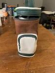 Golf Ball Holder And Pocket Leather- With 7 Pro Flight Xl-check. Fixed Price $30.00.