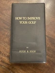 Rare Vintage How To Improve Your Golf Flask & 2 Cup Set By Hugh R. High Bar. Fixed Price $16.20.
